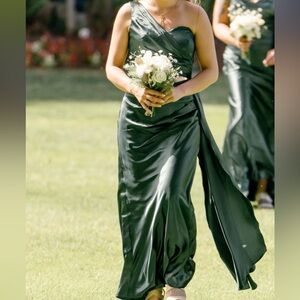 Gorgeous green bridesmaid dress